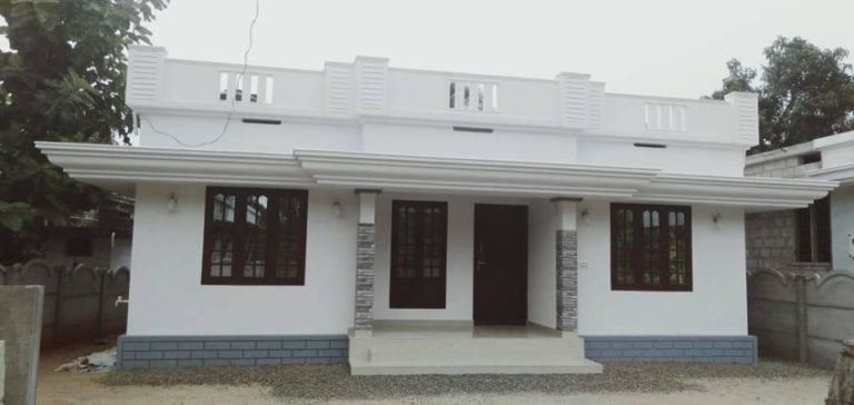 1026 Sq Ft 3BHK Simple and Beautiful House and Free Plan, 16 Lacks