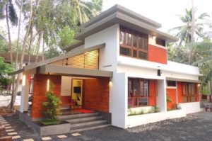 1150 Sq Ft 3BHK Contemporary Style House Free Plan, 20 Lacks