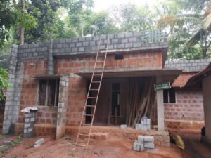 1200 Sq Ft 3BHK Contemporary Style Single Floor House and Plan