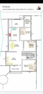 1200 Sq Ft 3BHK Single-Storey Modern and Beautiful House and Plan