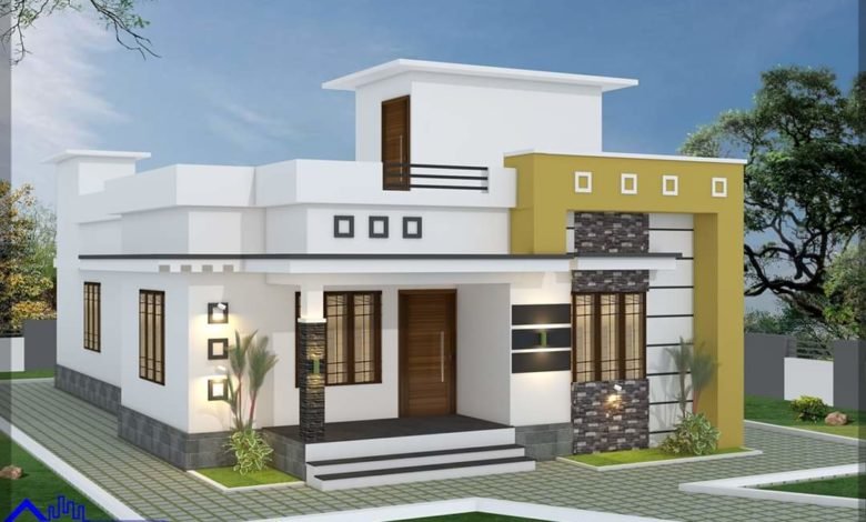 1200 Sq Ft 3BHK Single-Storey Modern and Beautiful House and Plan