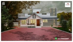 1230 Sq Ft 3BHK Single-Storey Beautiful Modern House and Free Plan