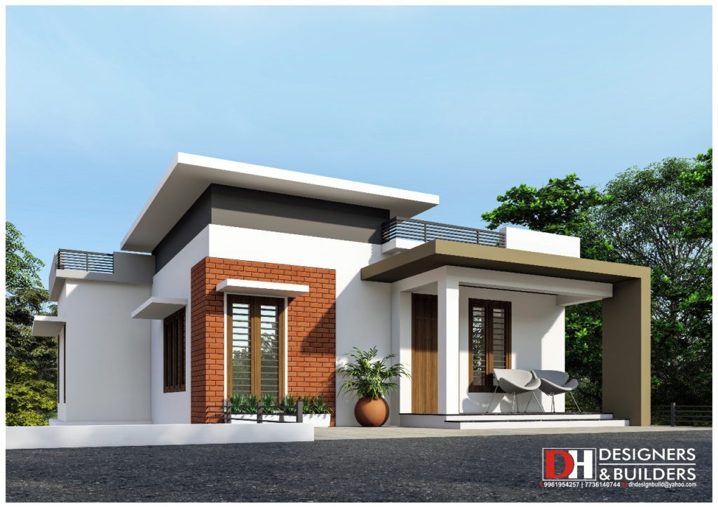 1400 Sq Ft 4BHK Two-Storey Modern House and Plan - Home Pictures