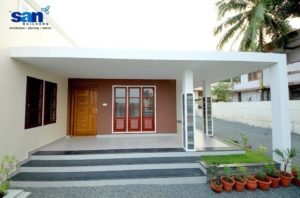 1616 Sq Ft 3BHK Contemporary Style Single-Storey House Free Plan