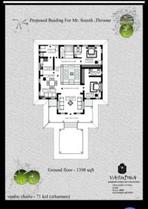 2000 Sq Ft 4BHK Traditional Style Nalukettu House Free Plan