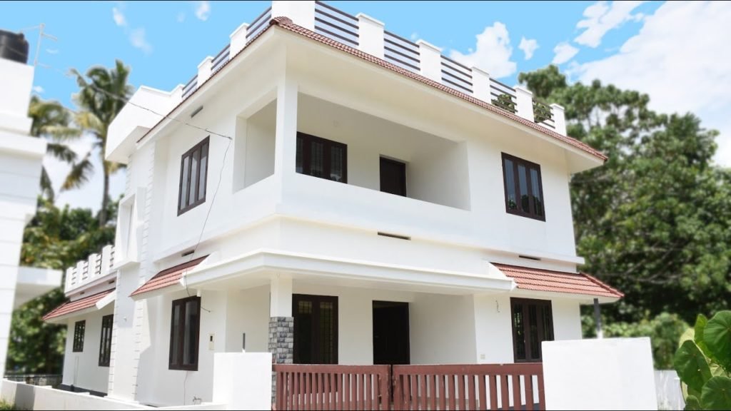 2000 Sq Ft 4BHK Two Storey Modern Beautiful House at 6 Cent Plot