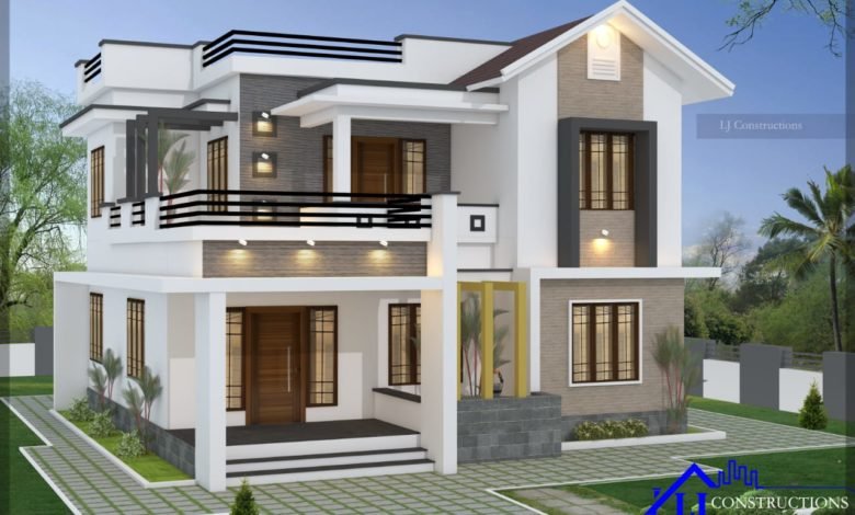 2081 Sq Ft 4BHK Two-Storey Beautiful House and Free Plan