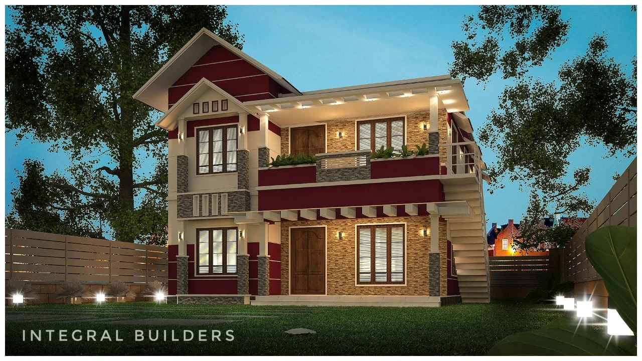 2546 Sq Ft 6BHK Two-Storey Modern House and Free Plan