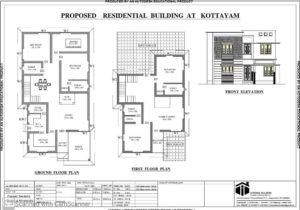2647 Sq Ft 4BHK Contemporary Style Two-Storey House and Free Plan