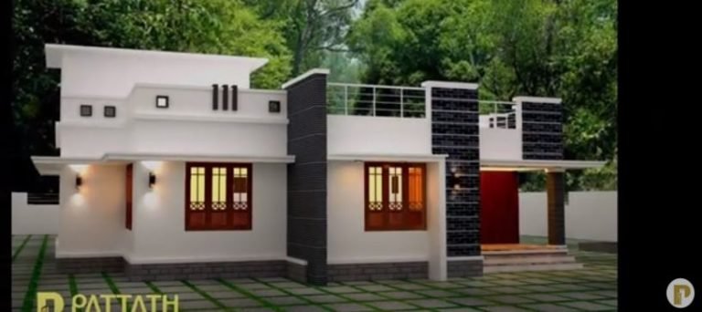 3 Bedroom Contemporary Style Single-Storey House Design and Plan