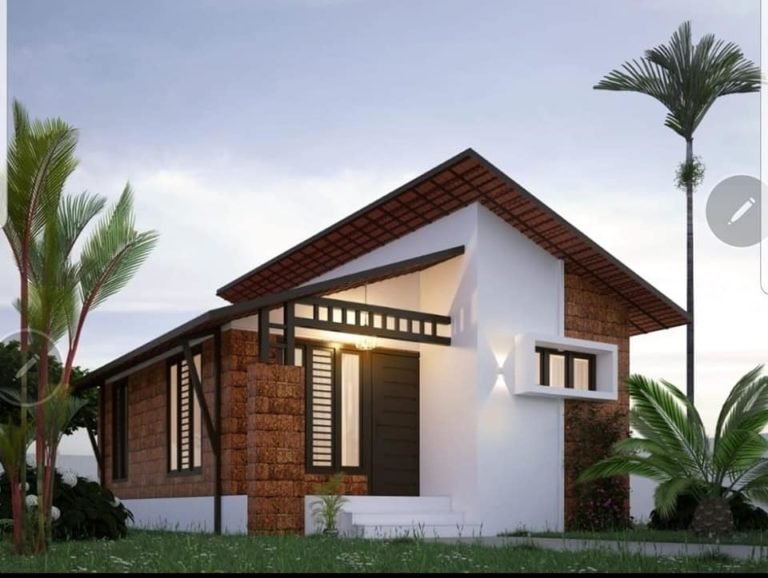420 Sq Ft 2BHK Modern Single-Storey House and Plan, Budget 6 Lacks