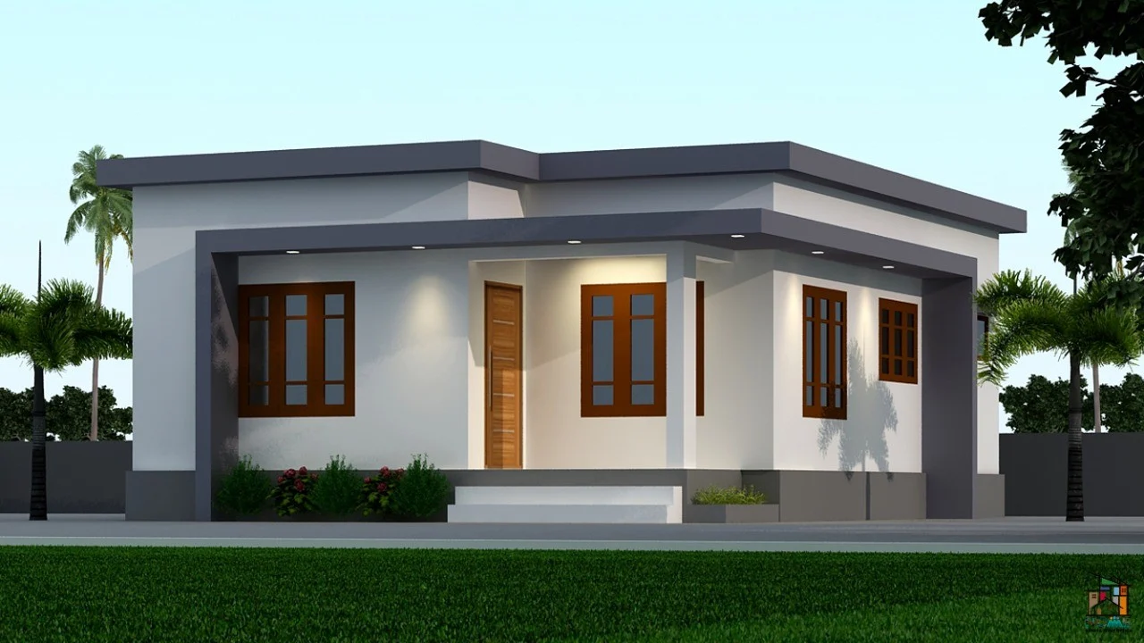 650 Sq Ft 2BHK Modern Single-Storey House and Plan, Below 10 Lacks