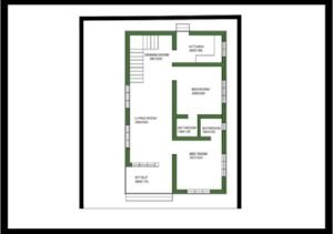 750 Sq Ft 2BHK Modern and Beautiful House and Free Plan, 10 Lacks
