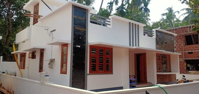 1084 Sq Ft 3BHK Simple and Beautiful House and Free Plan