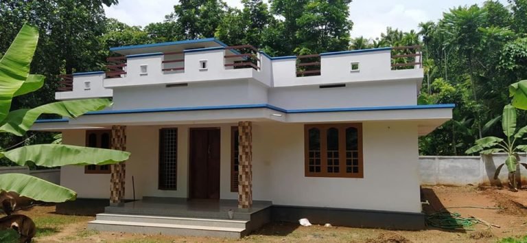 1100 Sq Ft 3BHK Single-Storey Beautiful House and Free Plan