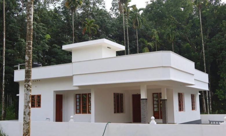 1150 Sq Ft 3BHK Single-Storey Beautiful House at 6.25 Cent Plot