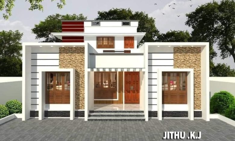 1600 Sq Ft 4BHK Modern Two-Storey House Free Plan