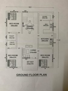 1600 Sq Ft 4BHK Modern Two-Storey House Free Plan