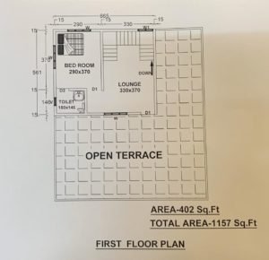 1600 Sq Ft 4BHK Modern Two-Storey House Free Plan