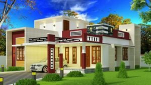 1175 Sq Ft 2BHK Contemporary Style Single-Storey House and Free Plan