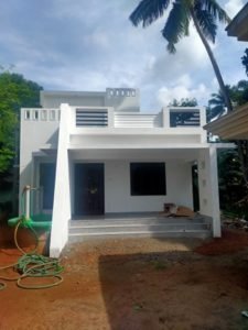 1176 Sq Ft 2BHK Contemporary Style Two-Storey House at 7 Cent Plot, Free