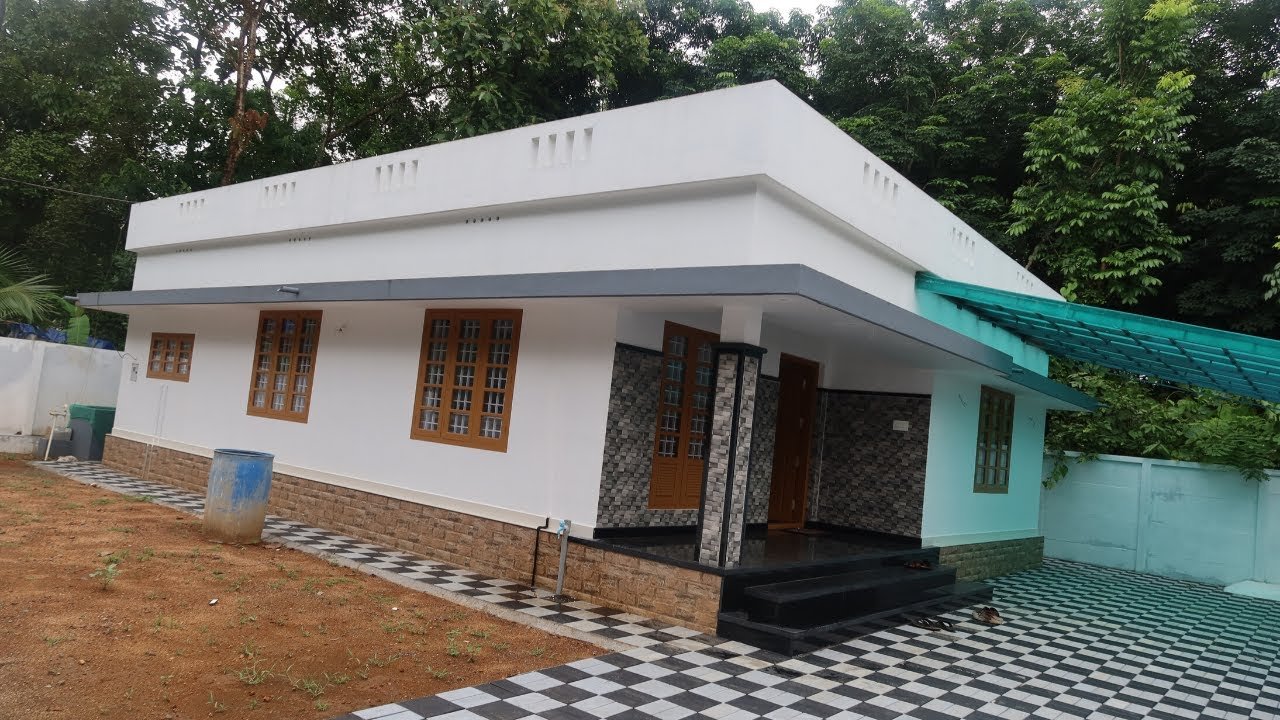 1250 Sq Ft 3BHK Simple and Beautiful Single Floor House at 8 Cent Plot