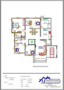 1833 Sq Ft 4BHK Single Floor Modern House and Free Plan, 35 Lacks