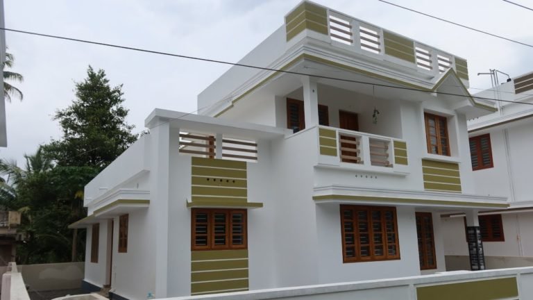 1900 Sq Ft 4BHK Two-Storey Modern House at 5.75 Cent Land