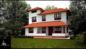 2124 Sq Ft 5BHK Traditional Style Two-Floor House and Free Plan