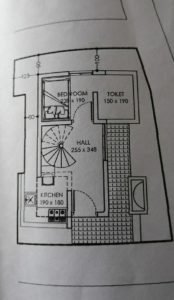 450 Sq Ft 3BHK Two-Storey House at 1.25 Cent Land, Free Plan
