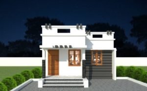 492 Sq Ft 2BHK Contemporary Low Budget House and Free Plan, 5 Lacks