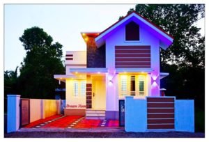 700 Sq Ft 2BHK Contemporary Style Single Floor Beautiful House Deign