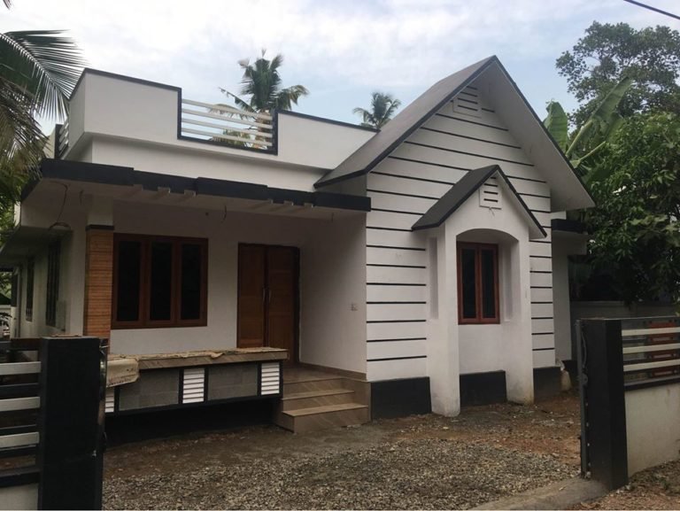750 Sq Ft 2BHK Modern Single-Storey House and Free Plan, 12 Lacks