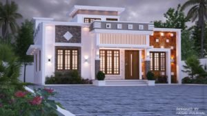 1220 Sq Ft 2BHK Single Floor Modern and Beautiful House Design