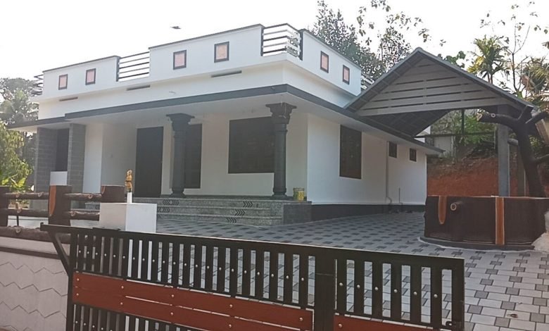 1400 Sq Ft 3BHK Beautiful Single Floor House at 9.50 Cent Plot