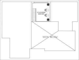 1450 Sq Ft 3BHK Colonial Style Single Floor House Plan