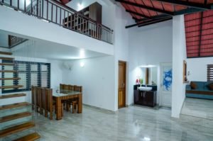 1450 Sq Ft 3BHK Colonial Style Single Floor House Design
