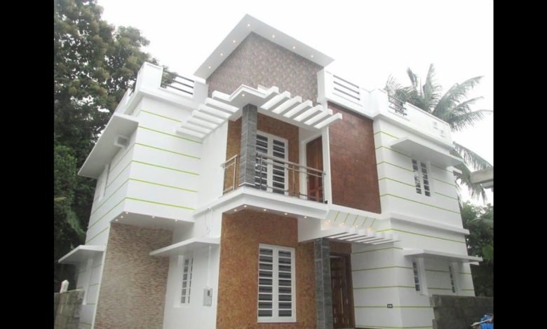 1450 Sq Ft 4BHK Modern Double Floor House at 3 Cent Plot