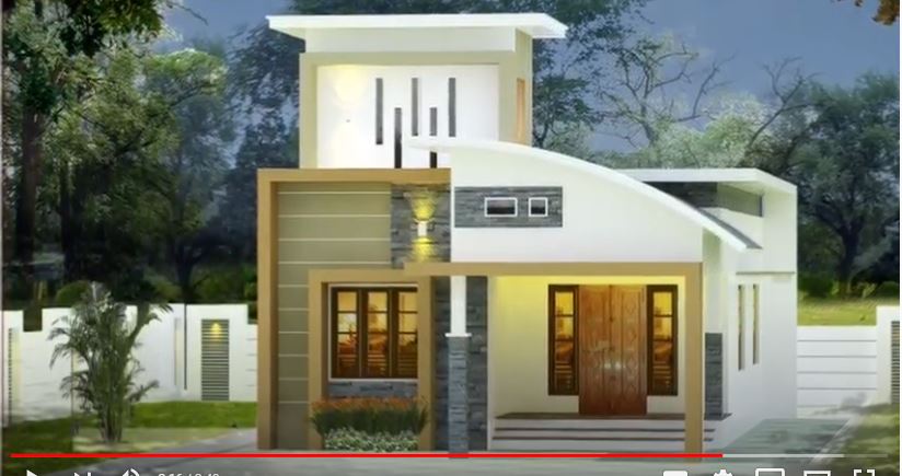 2 Bedroom Single Floor Contemporary Style Beautiful House and Free Plan