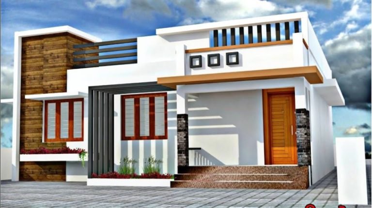 650 Sq Ft 2BHK Contemporary Style Single-Storey House and Plan, 8 Lacks