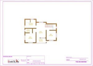 740 Sq Ft 2BHK Contemporary Style Single-Storey House and Free Plan, 12 Lacks