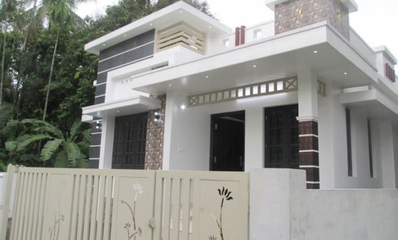 750 Sq Ft 3BHK Modern Single-Storey House at 3 Cent Plot