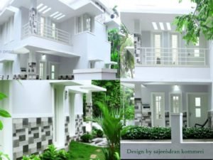 1250 Sq Ft 3BHK Modern Two-Storey House design