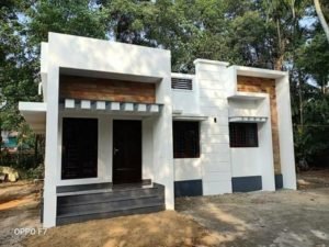 1009 Sq Ft 3BHK Contemporary Style Single Floor House and Free Plan