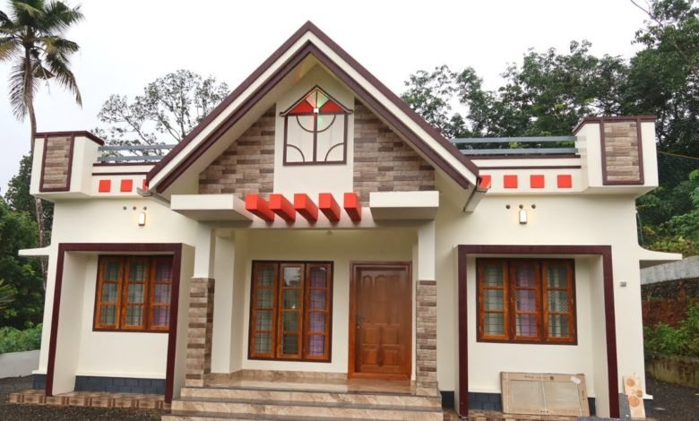 1050 Sq Ft 3BHK Single Floor Beautiful House at 30 Cent Plot