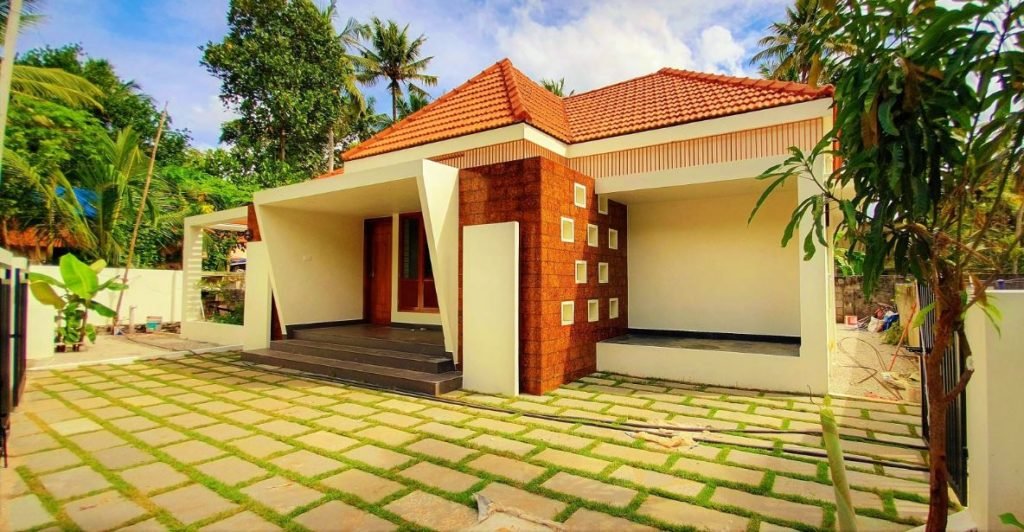 1200 Sq Ft 2BHK Traditional Style House at 5 Cent Plot, Free Plan, 22 Lacks