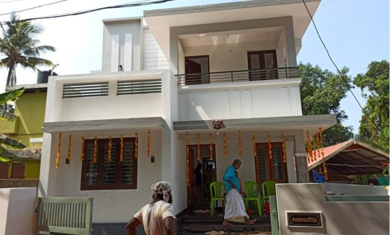 1437 Sq Ft 3BHK Modern Two-Storey House and Free Plan, 23 Lacks