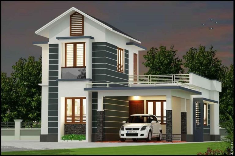 1545 Sq Ft 3BHK Beautiful Two-Storey House and Free Plan