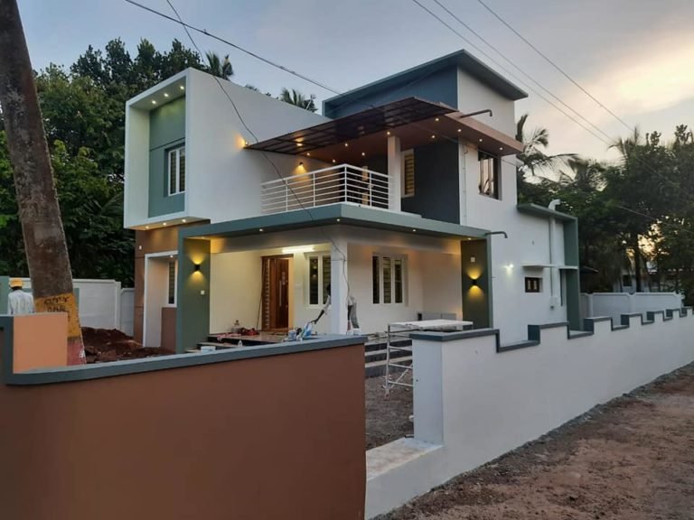 1720 Sq Ft 4BHK Contemporary Style Two-Storey House and Free Plan