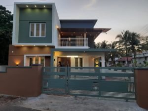 1720 Sq Ft 4BHK Contemporary Style Two-Storey House
